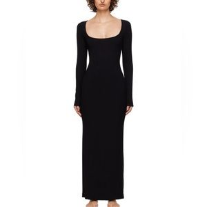 Women’s Skims long sleeve maxi dress ribbed